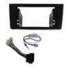 2DINナビ取付キット - ベンツCLSクラス(W219)後期 ブラックパネル 2008(H20)/5～2011(H23)/2 - 画像 (2)