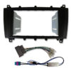 2DIN取付キット - ベンツGクラス(W463) HDDナビ付車用 ブラックパネル 2009(H21)/3～2012(H24)/8 - 画像 (2)